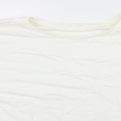 NEXT Womens White   Pullover Jumper Size 14  - washable marks