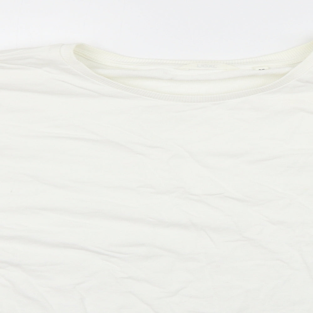 NEXT Womens White   Pullover Jumper Size 14  - washable marks