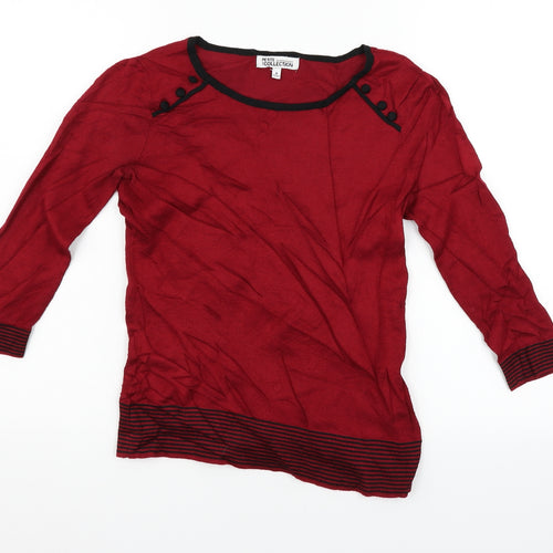 Debenhams Womens Red   Pullover Jumper Size 8