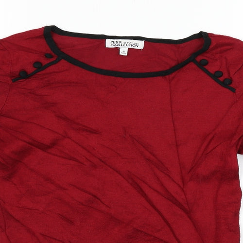 Debenhams Womens Red   Pullover Jumper Size 8