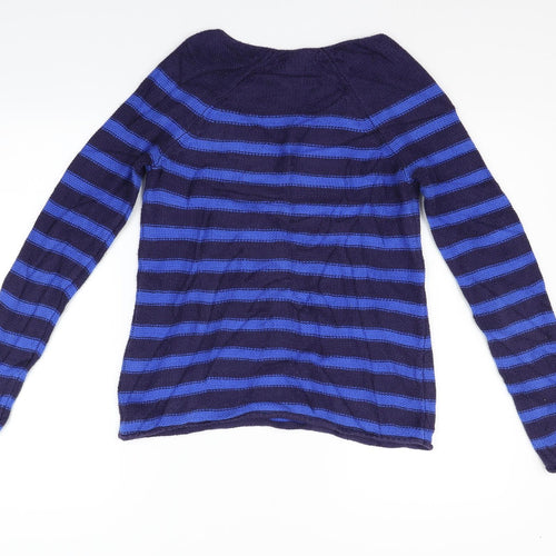 Old Navy Womens Blue Striped  Pullover Jumper Size S