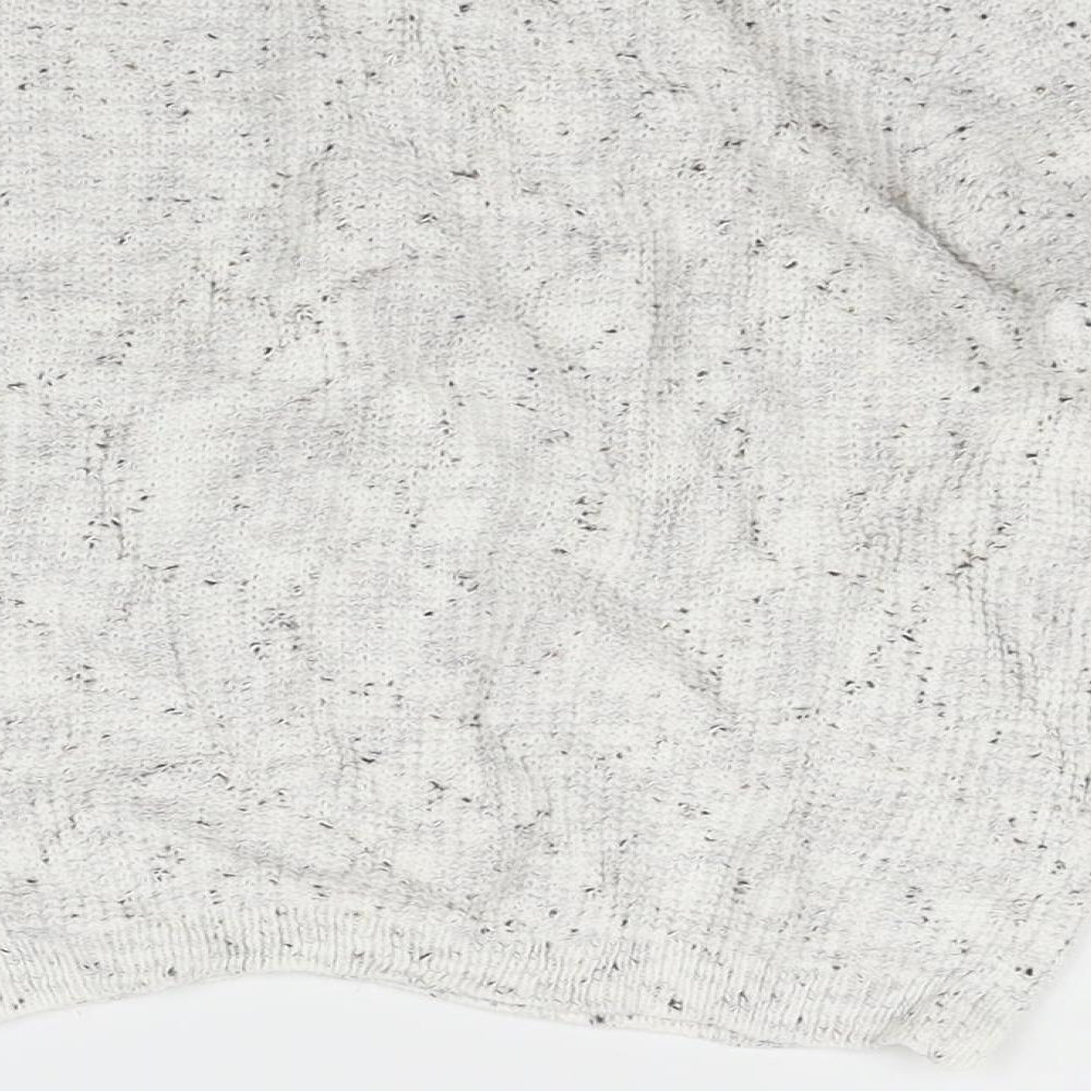 Zara Girls White   Pullover Jumper Size 6-7 Years