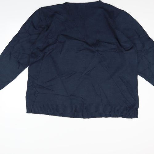 Cotton Traders Womens Blue   Pullover Jumper Size 26