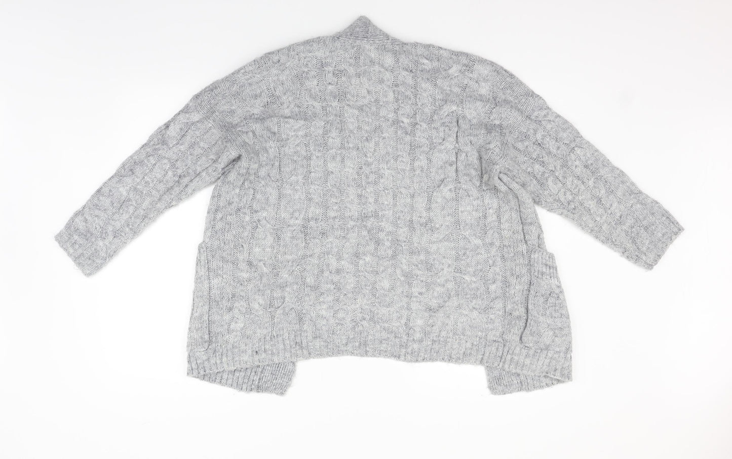 Primark Womens Grey   Cardigan Jumper Size 2XS
