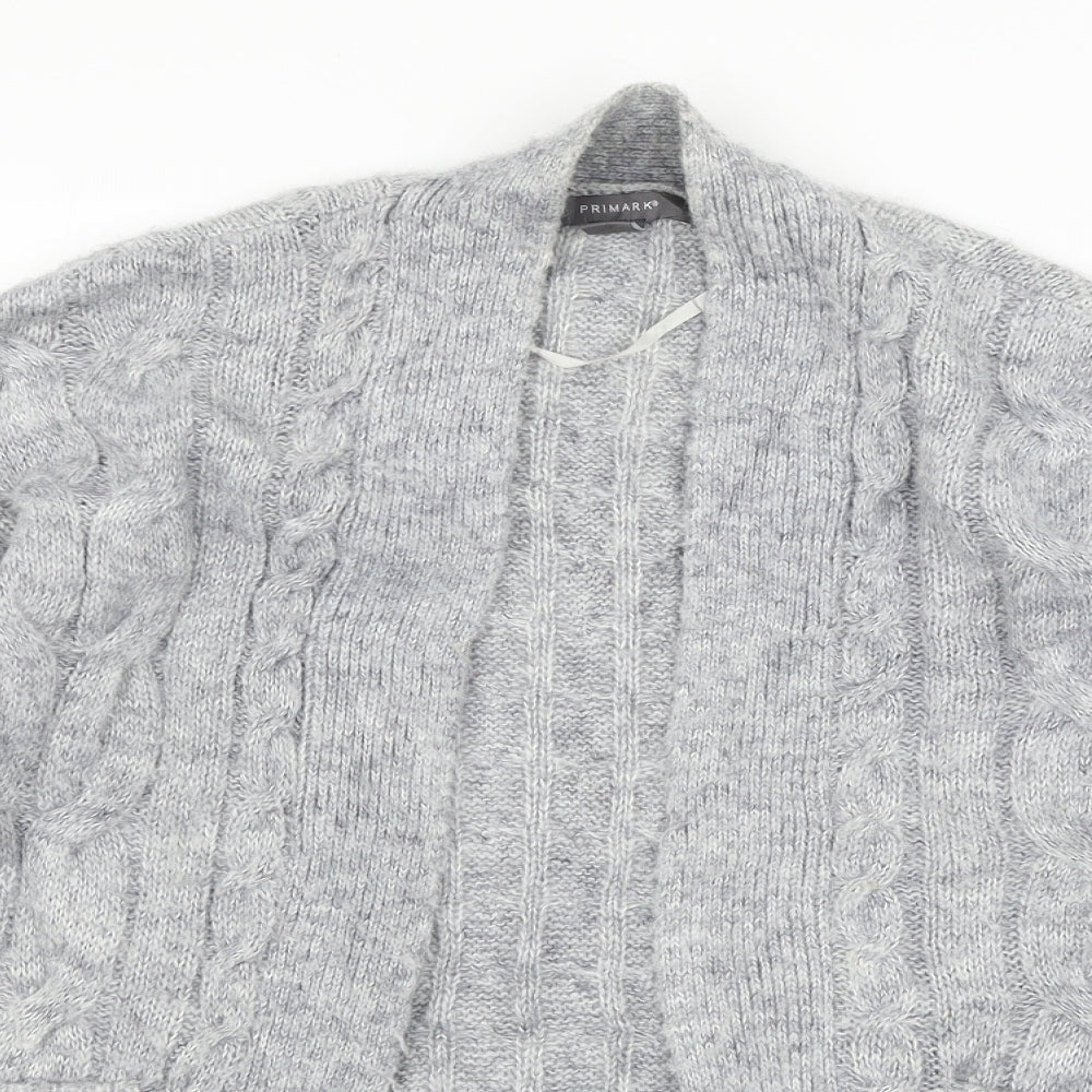 Primark Womens Grey   Cardigan Jumper Size 2XS