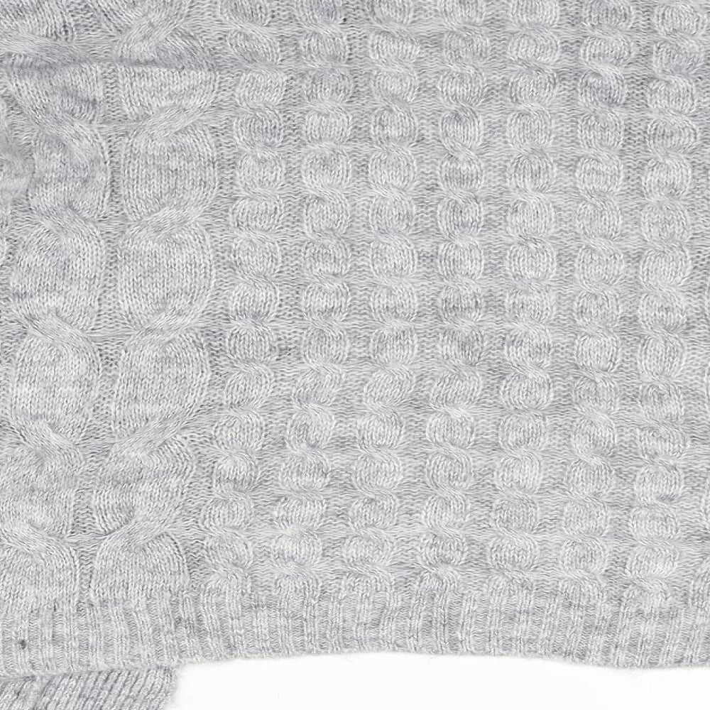 Primark Womens Grey   Cardigan Jumper Size 2XS