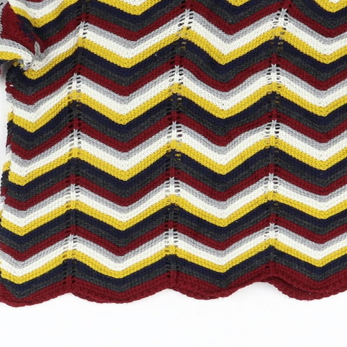 CAMERO ROSE Womens Red Striped  Pullover Jumper Size S