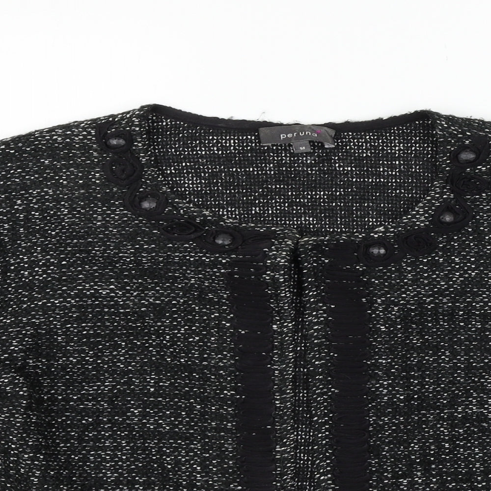 Per Una Womens Black   Cardigan Jumper Size M