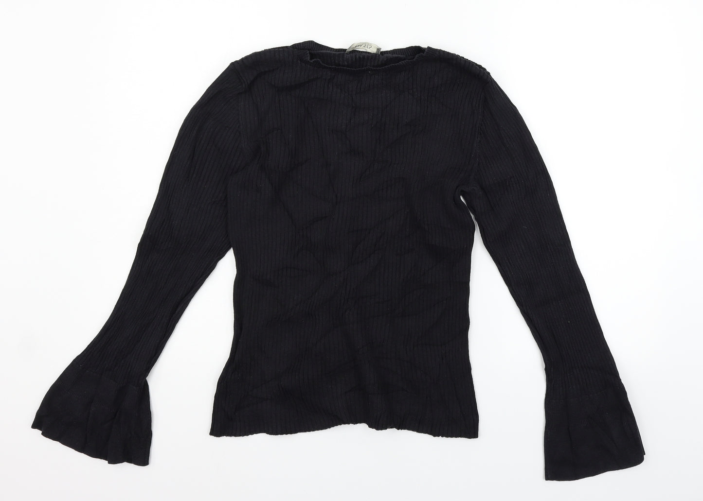 Oasis Womens Black   Basic T-Shirt Size L