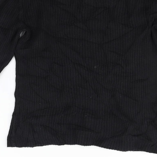 Oasis Womens Black   Basic T-Shirt Size L