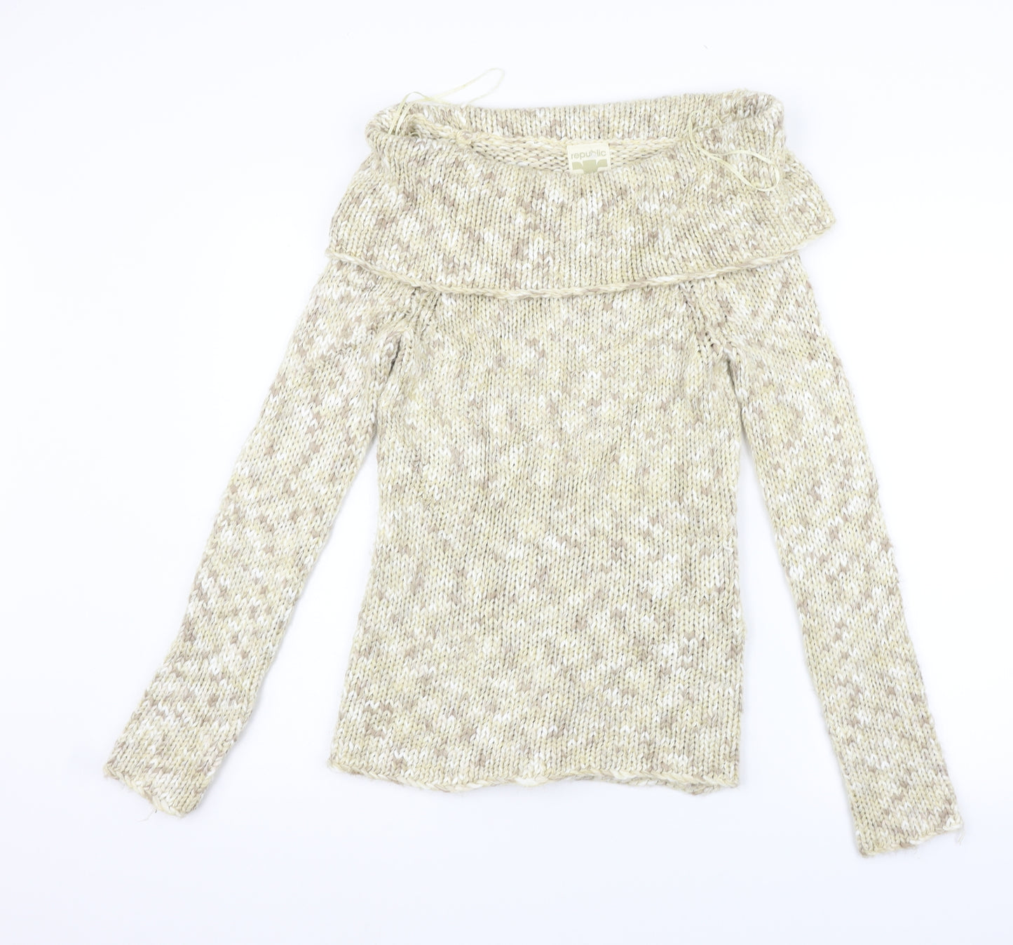Republic Womens Beige   Pullover Jumper Size XS