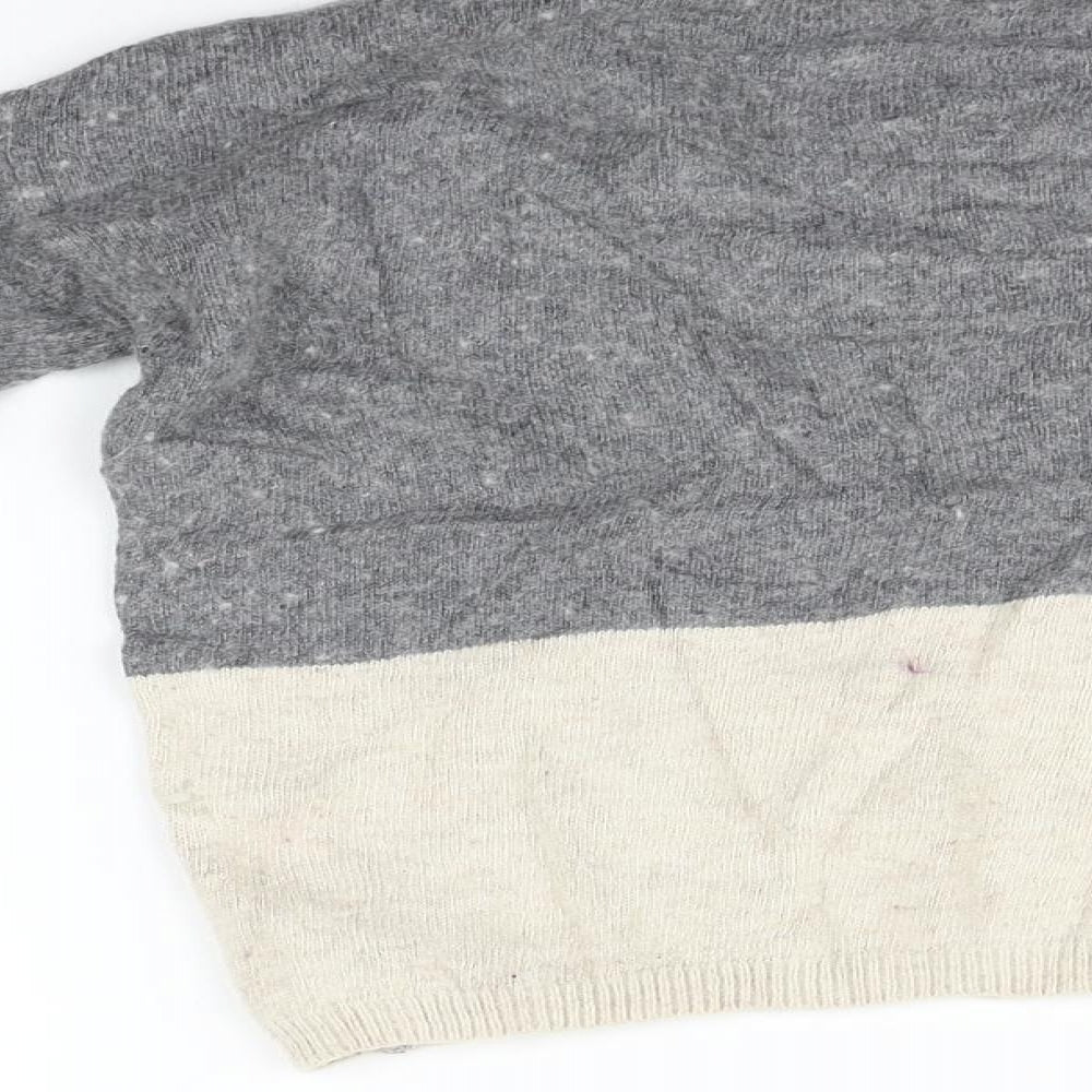 Marks and Spencer Girls Grey   Pullover Jumper Size 9-10 Years