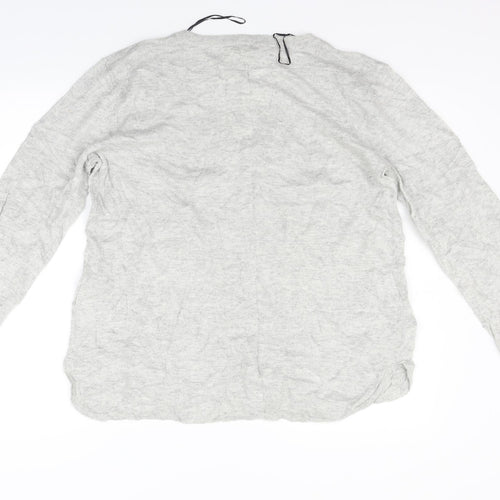 H&M Womens Grey   Pullover Jumper Size M