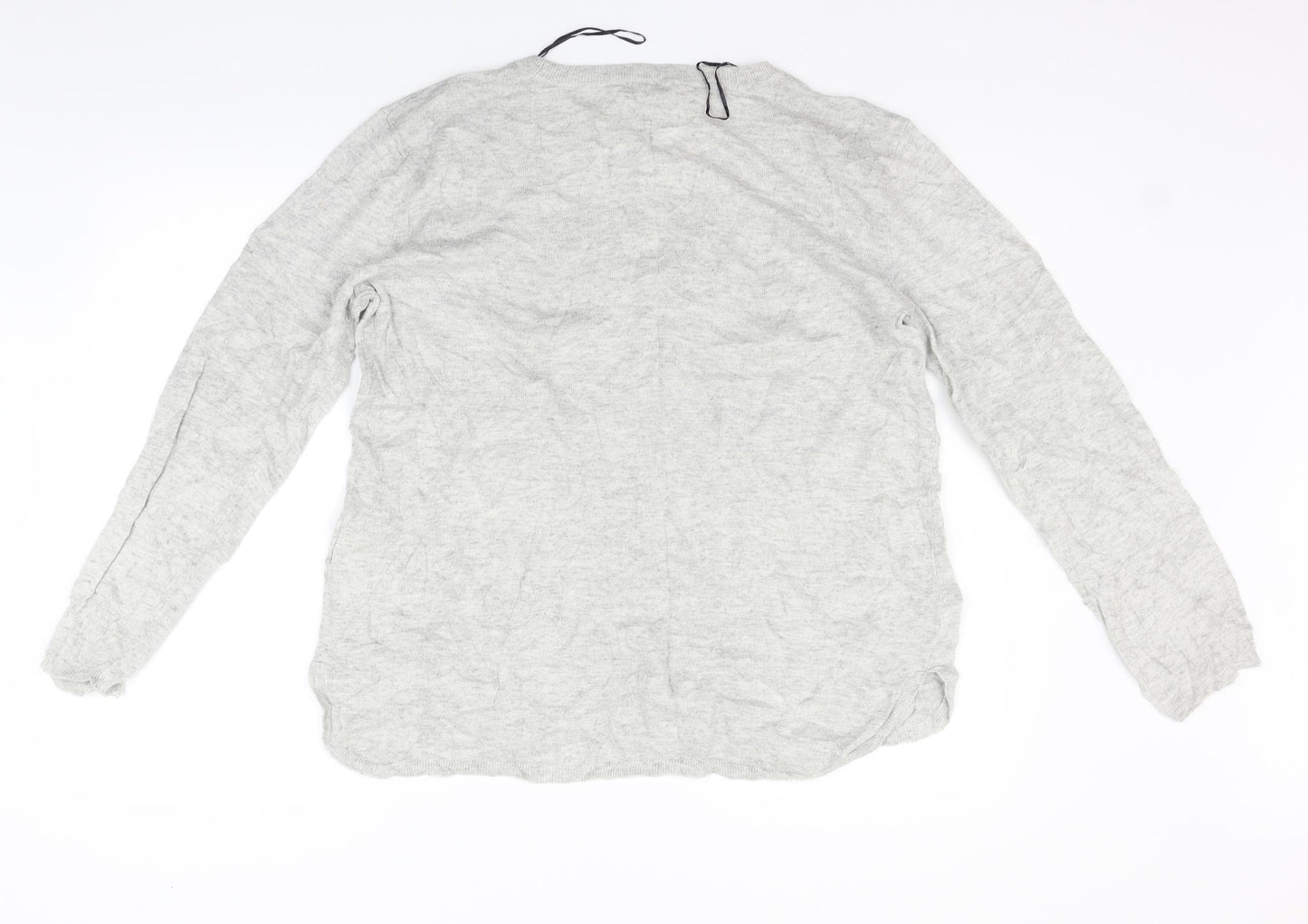 H&M Womens Grey   Pullover Jumper Size M