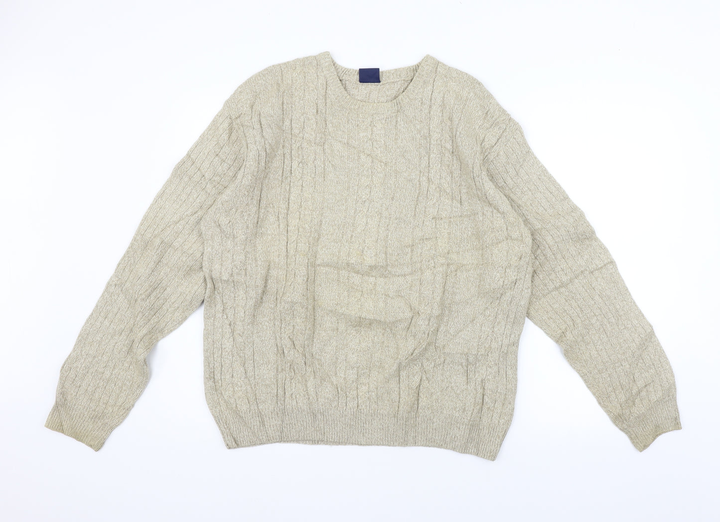 Causal Club Mens Beige   Pullover Jumper Size S