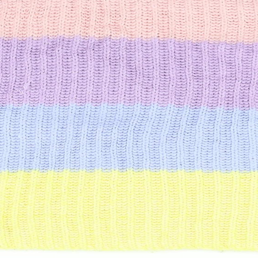 Missguided Womens Multicoloured Striped  Pullover Jumper Size 6