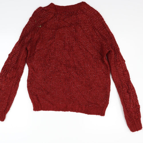TU Womens Red   Pullover Jumper Size 12