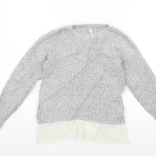Young Dimension Girls Grey   Pullover Jumper Size 9-10 Years