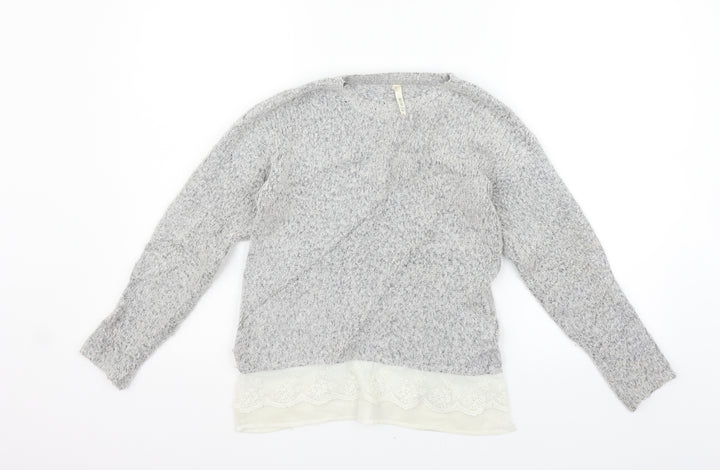 Young Dimension Girls Grey   Pullover Jumper Size 9-10 Years