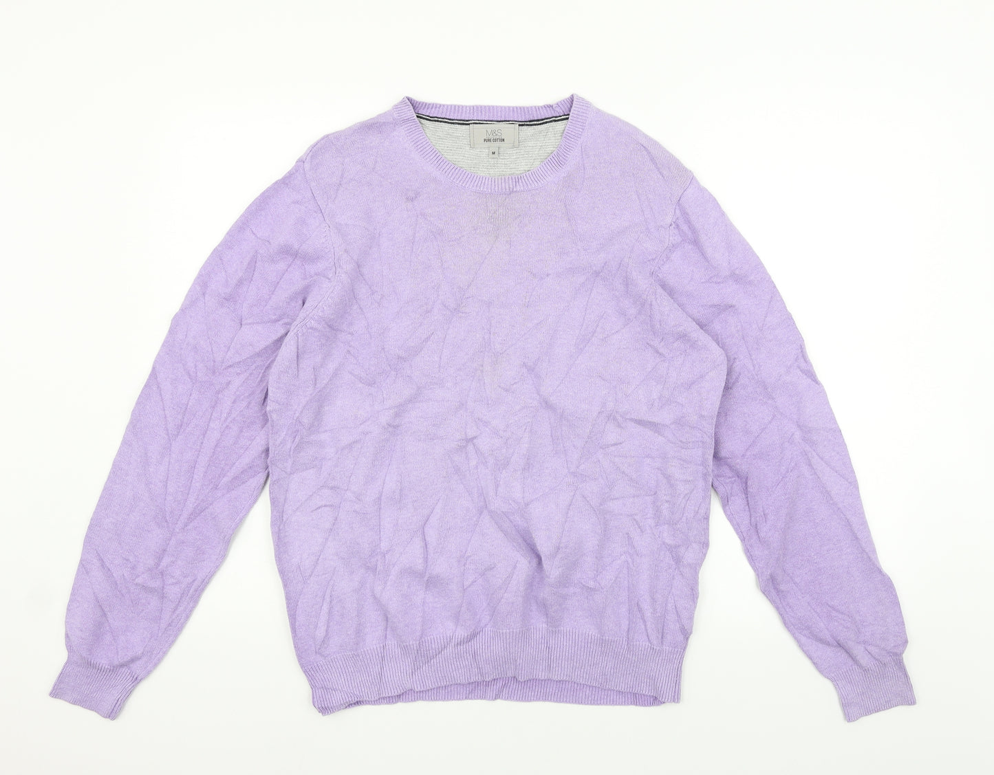 Marks and Spencer Womens Purple   Pullover Jumper Size M  - washable marks