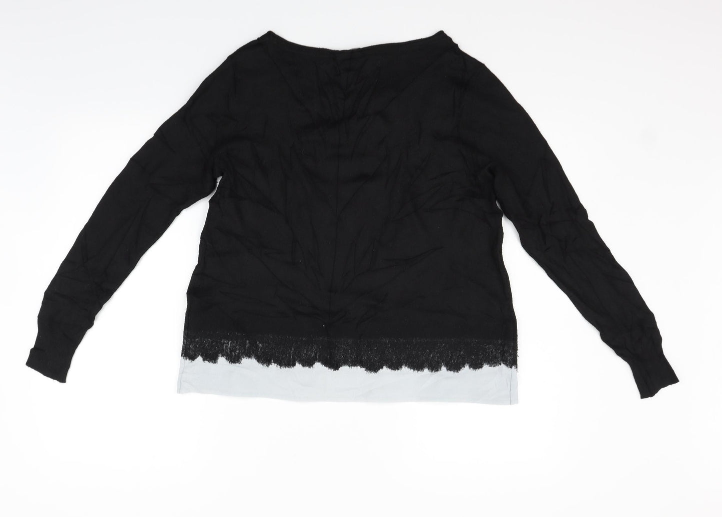 Mint Velvet Womens Black   Pullover Jumper Size 12