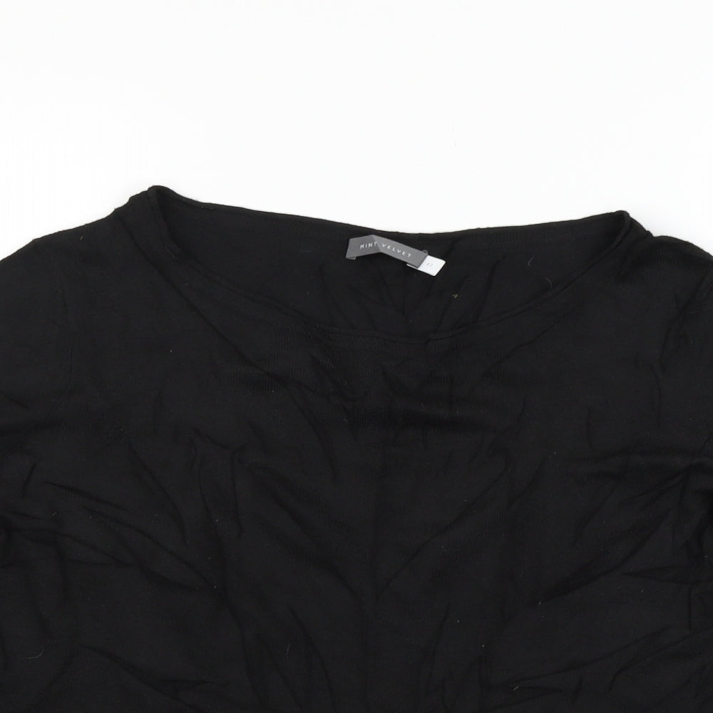 Mint Velvet Womens Black   Pullover Jumper Size 12