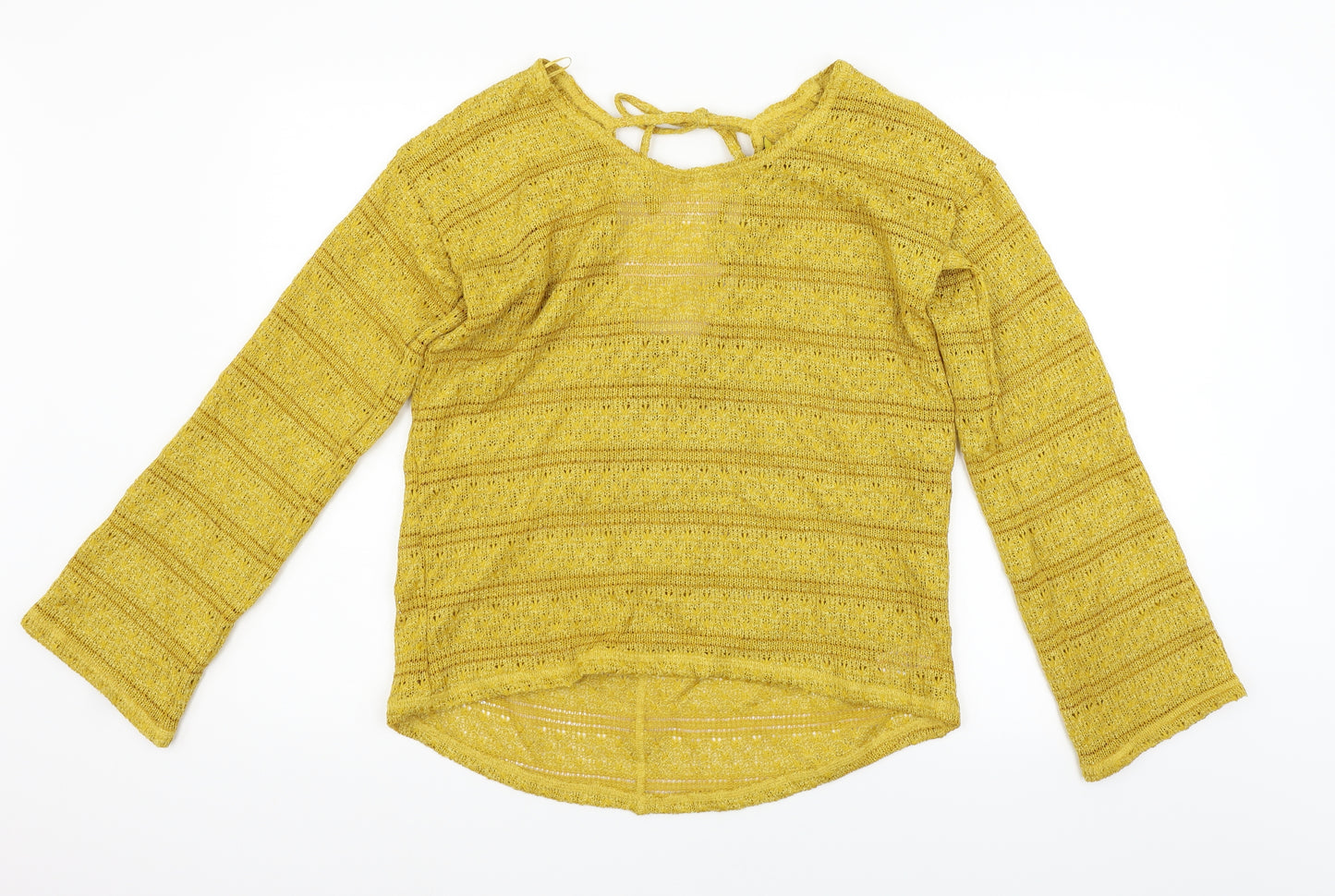 NEXT Womens Yellow   Pullover Jumper Size 12