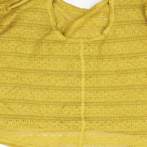NEXT Womens Yellow   Pullover Jumper Size 12