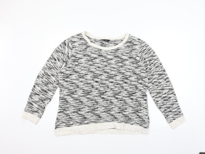 Dorothy Perkins Womens White Pullover Jumper Size 18