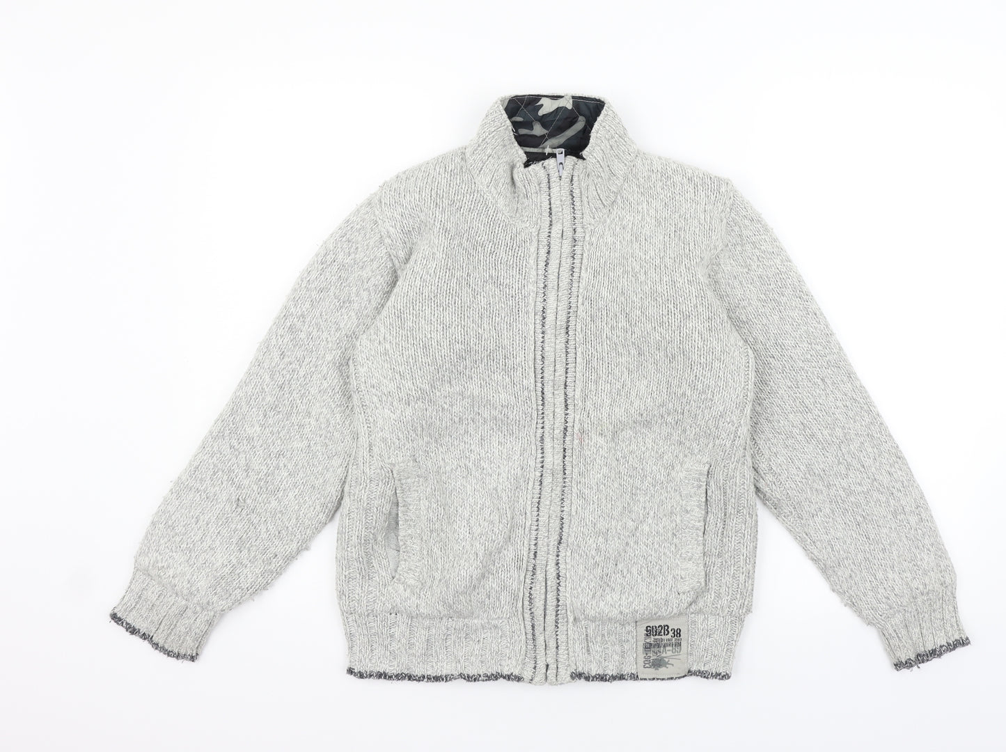 NEXT Boys Grey Ikat  Jacket  Size 11 Years