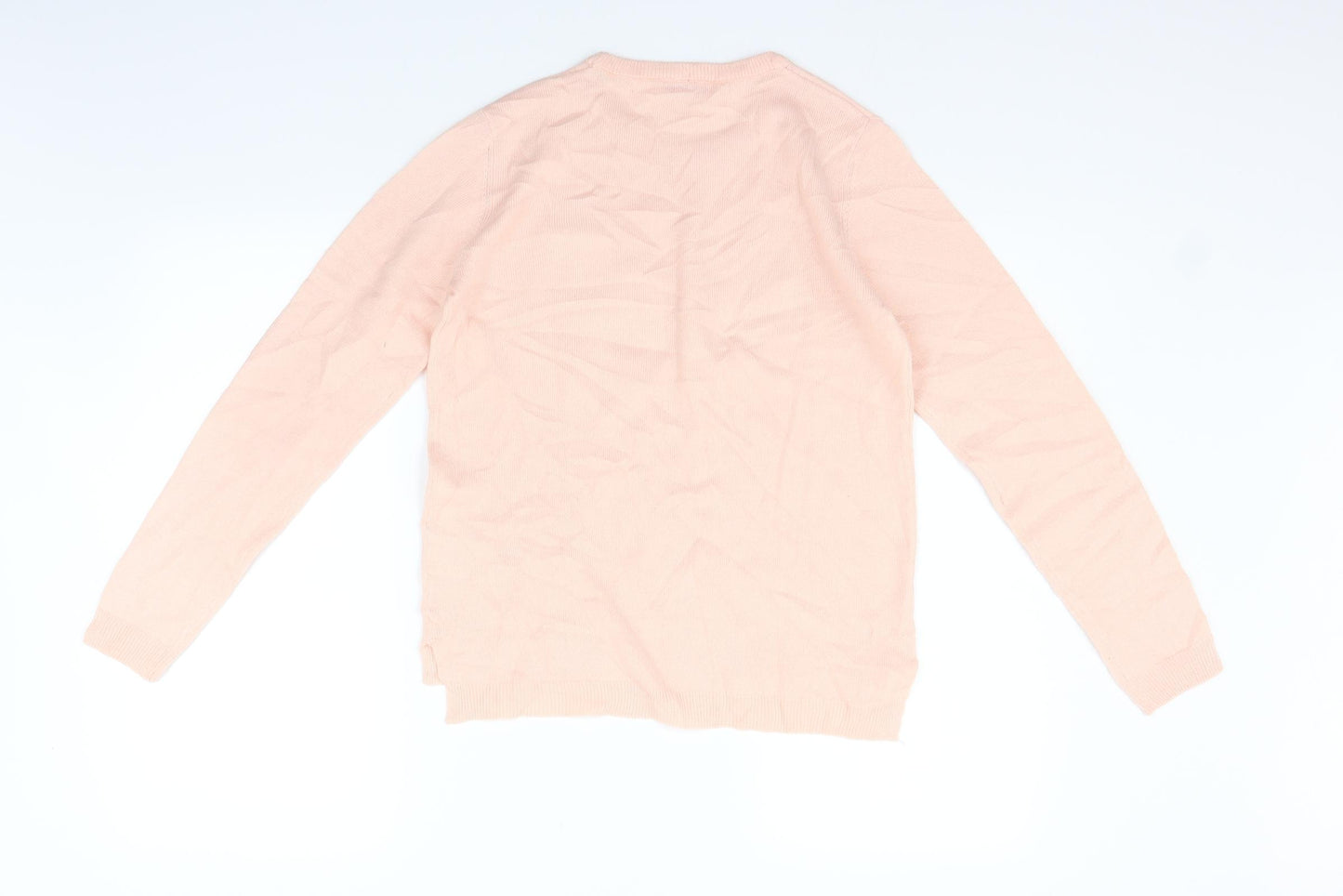 Pepperts Girls Pink   Pullover Jumper Size 12 Years  - SEQUIN