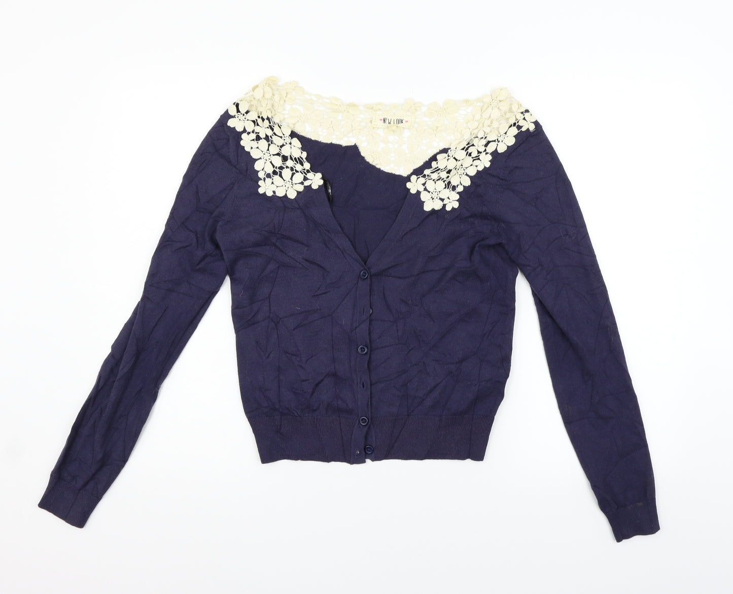 New Look Womens Blue   Pullover Jumper Size M