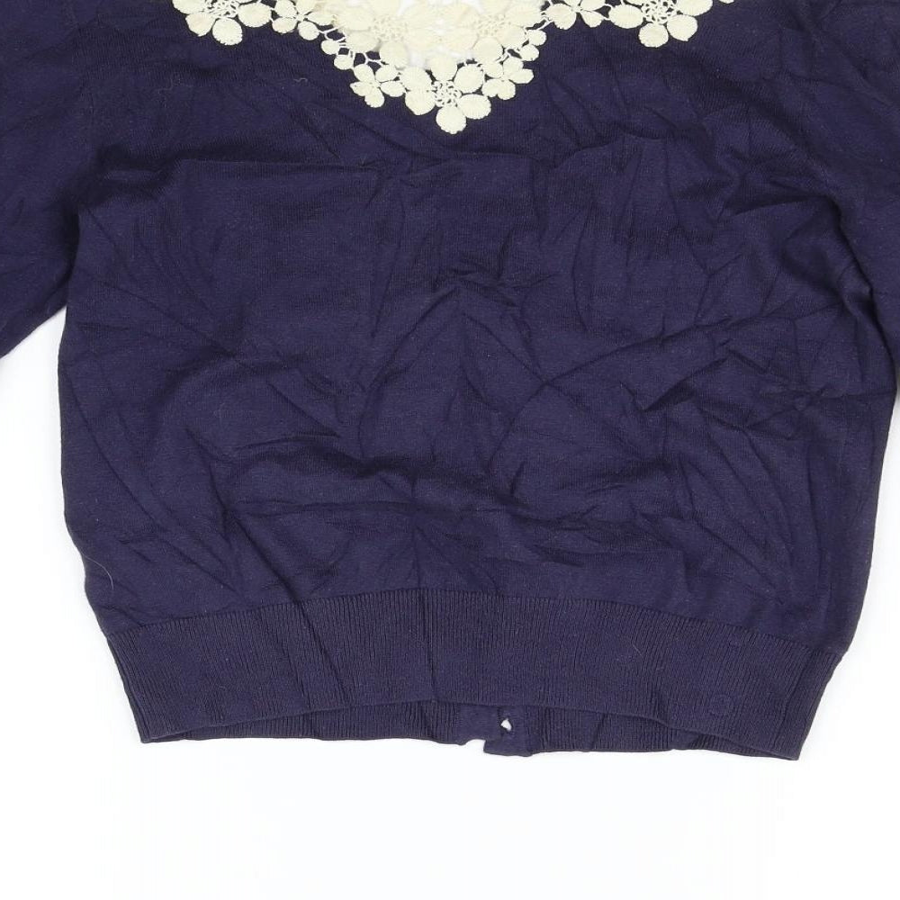 New Look Womens Blue   Pullover Jumper Size M