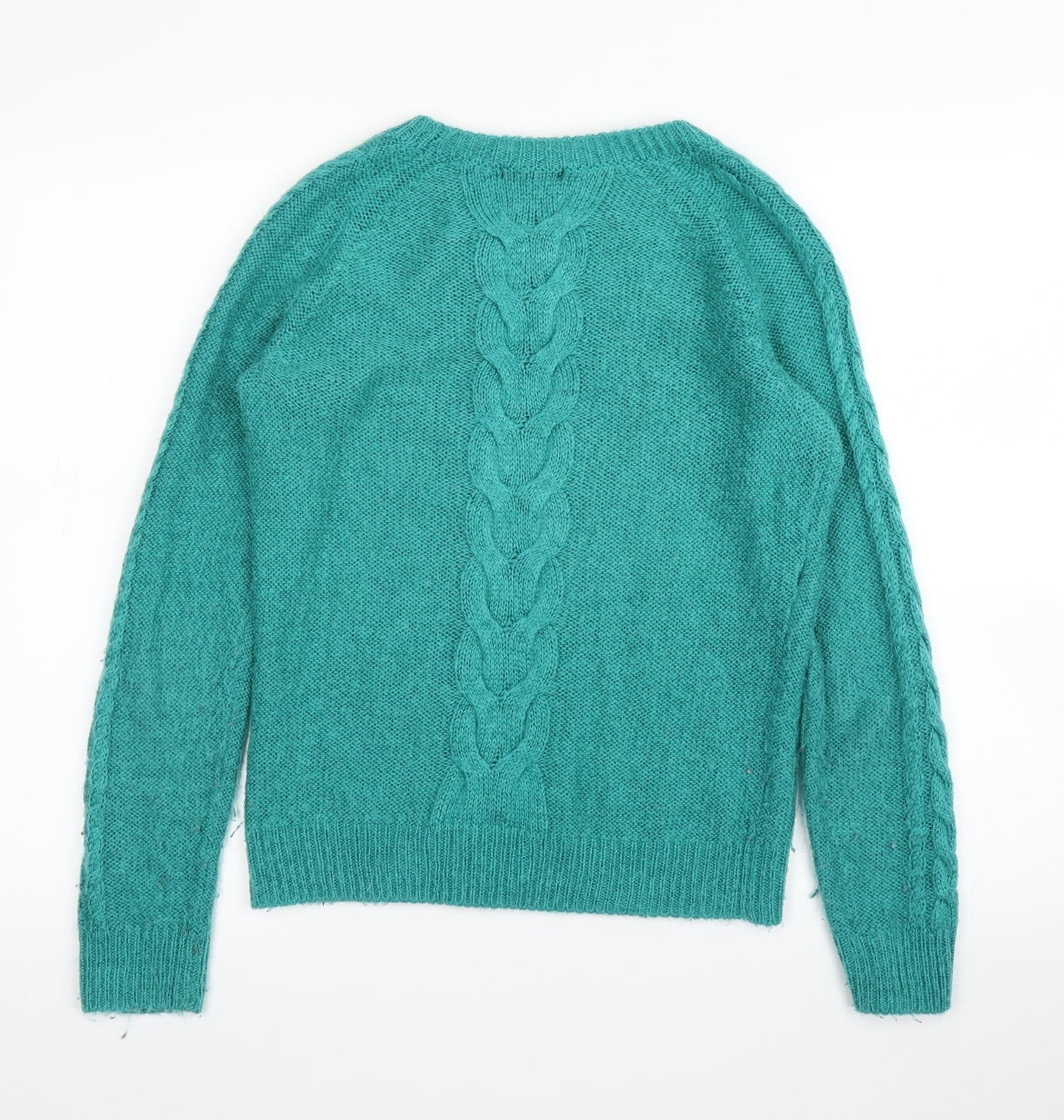 H&M Womens Green   Pullover Jumper Size S