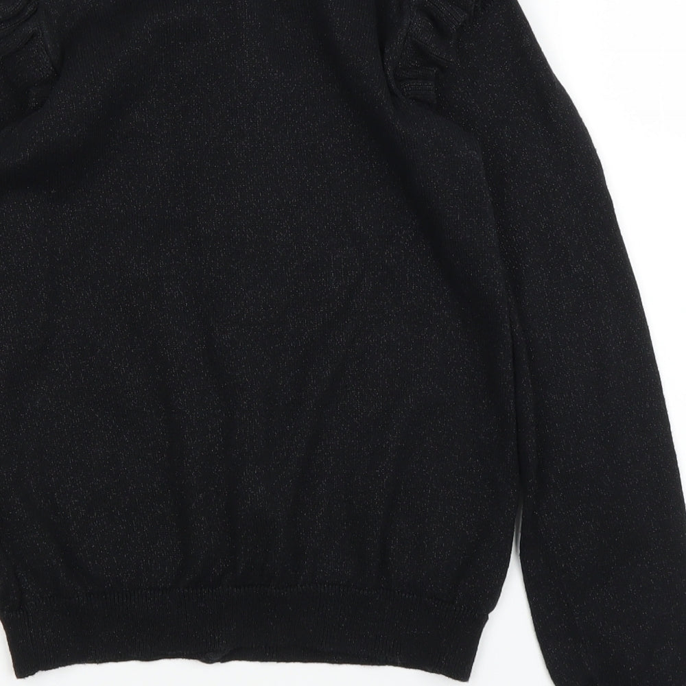 F&F Girls Black   Cardigan Jumper Size 11 Years