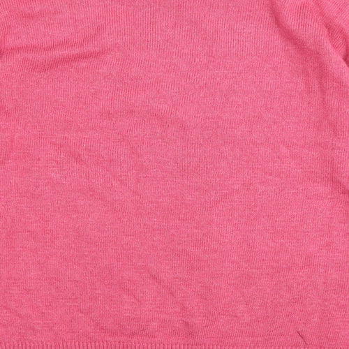 Love Knitwear Womens Pink   Pullover Jumper Size 14