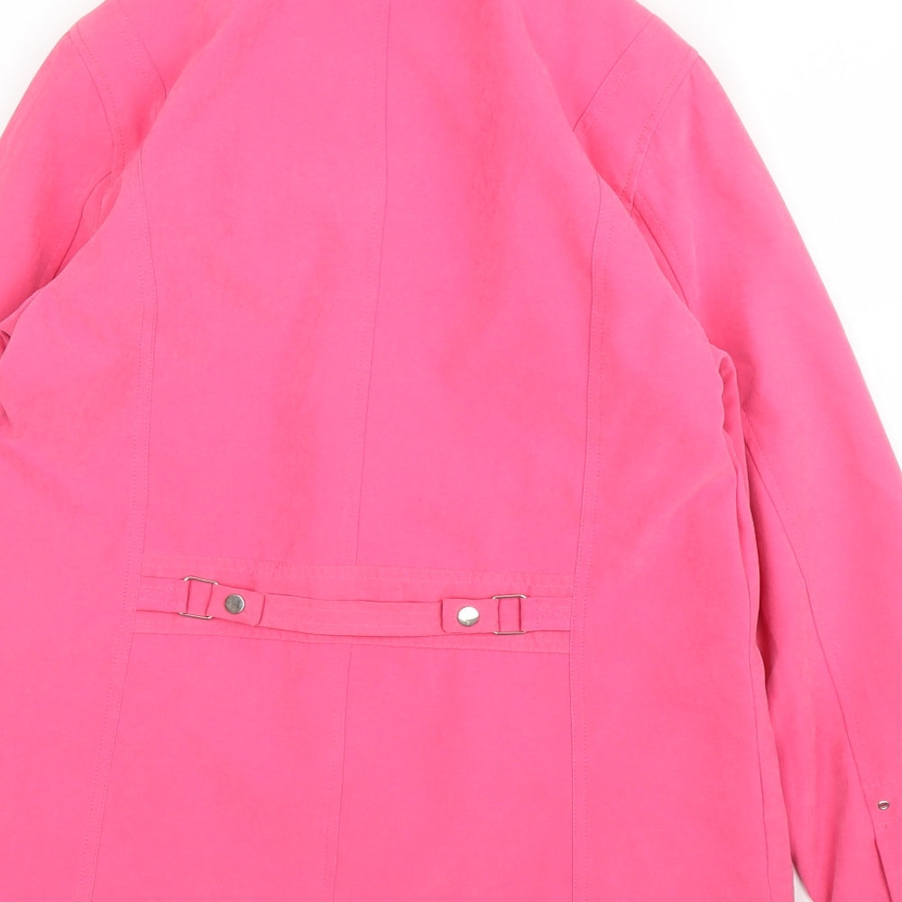 Klassik Womens Pink   Overcoat Coat Size 10