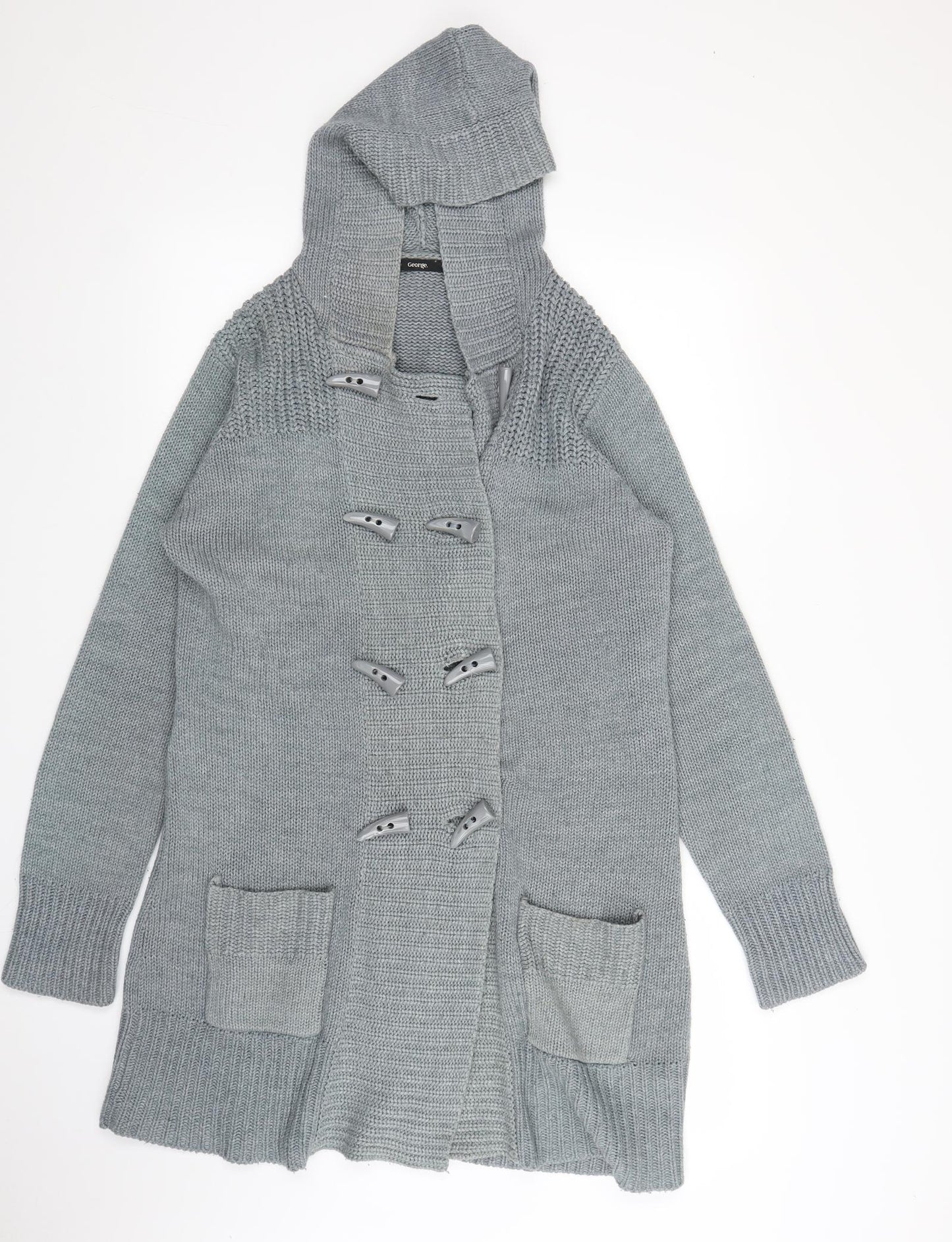 George Womens Grey   Cardigan Jumper Size 18