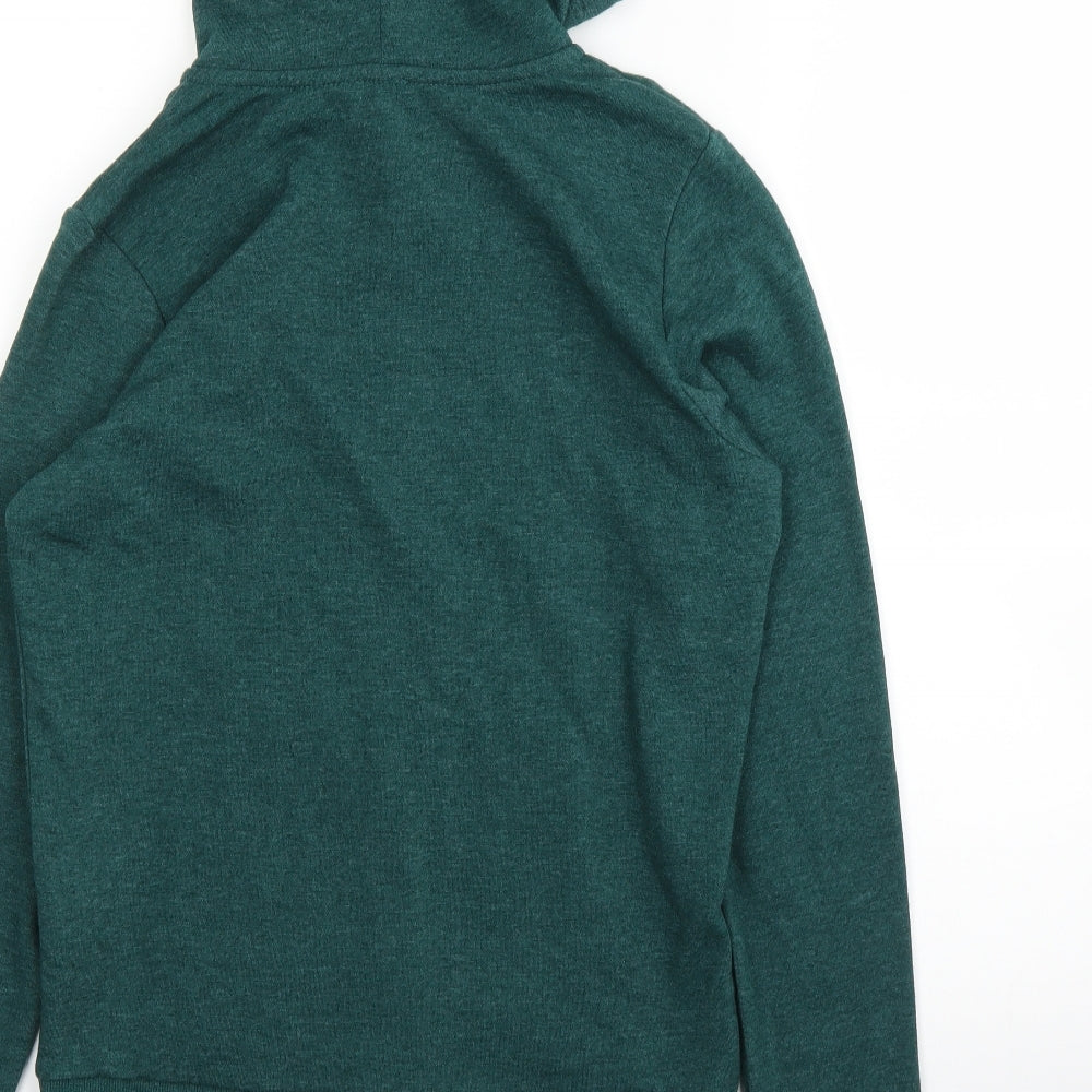 H&M Womens Green   Full Zip Hoodie Size S