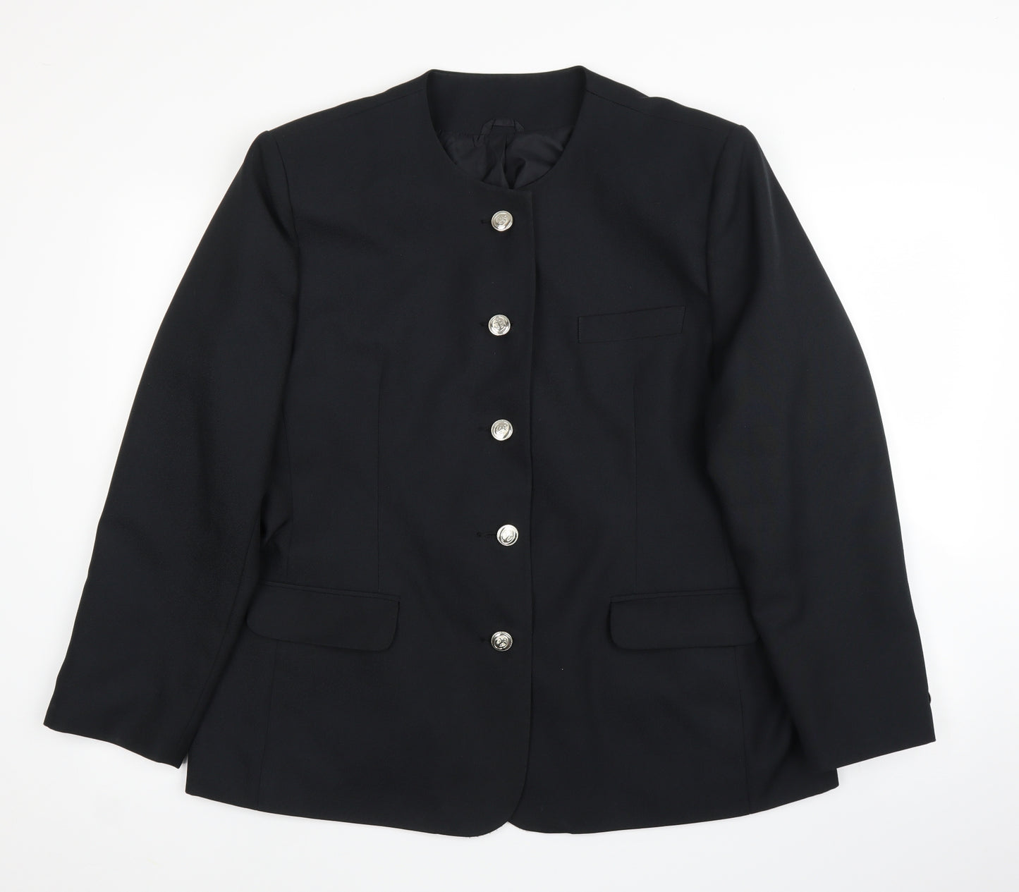 Preworn Womens Black   Jacket Suit Jacket Size 18