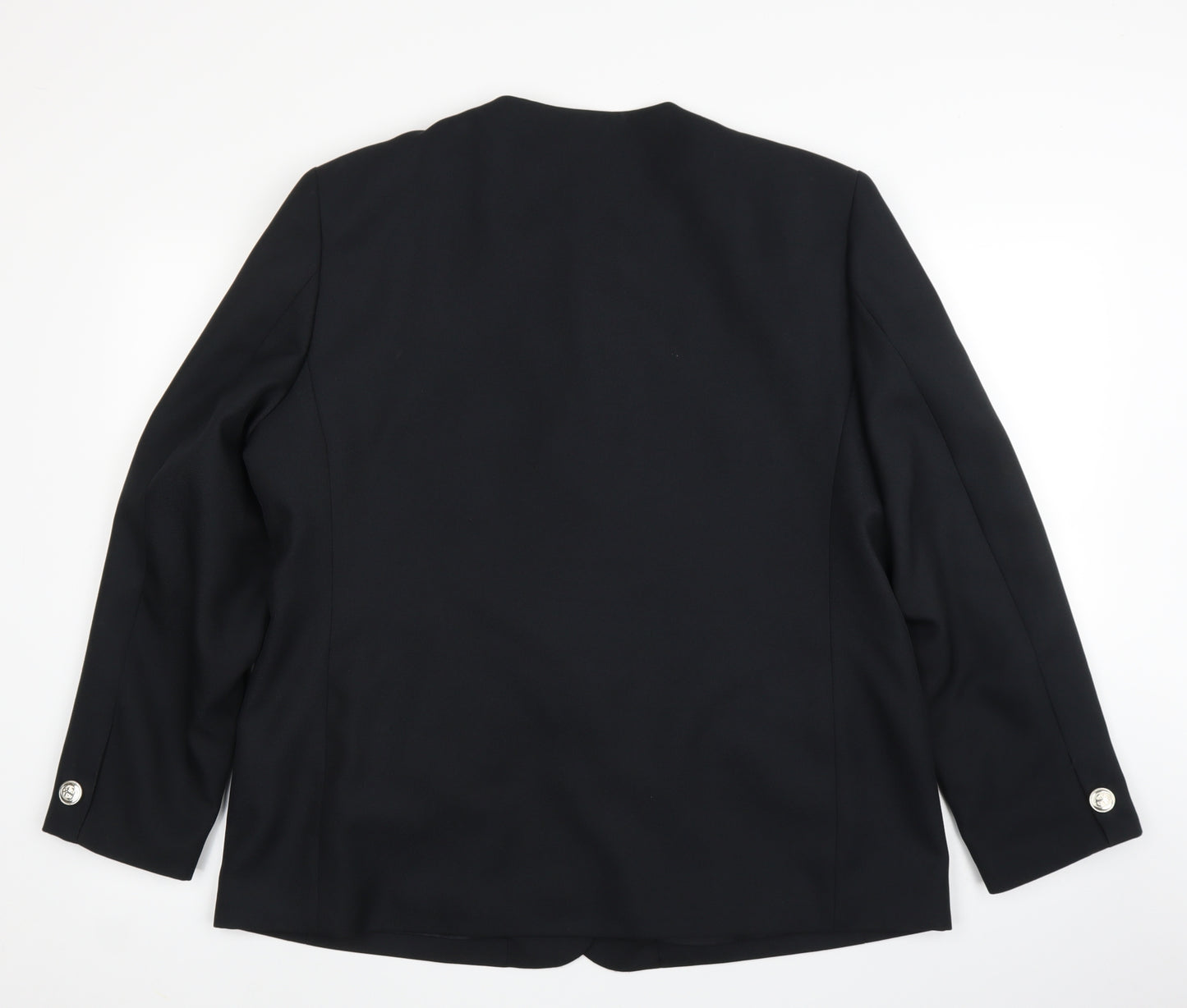 Preworn Womens Black   Jacket Suit Jacket Size 18