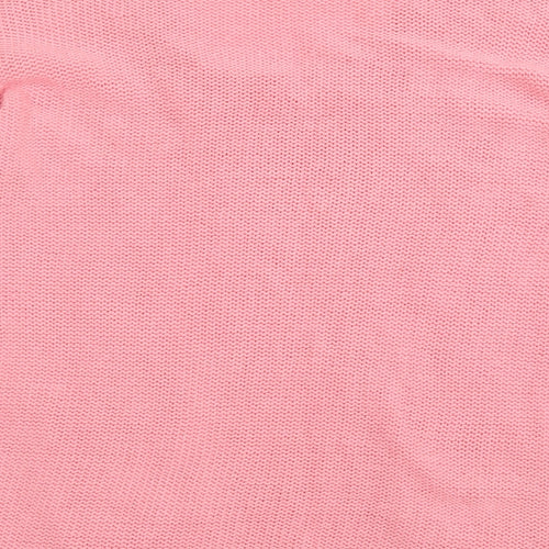 M&S Womens Pink Argyle/Diamond  Pullover Jumper Size 12