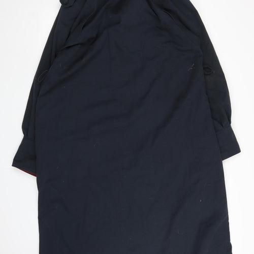 Ensign Womens Blue   Trench Coat Coat Size 10