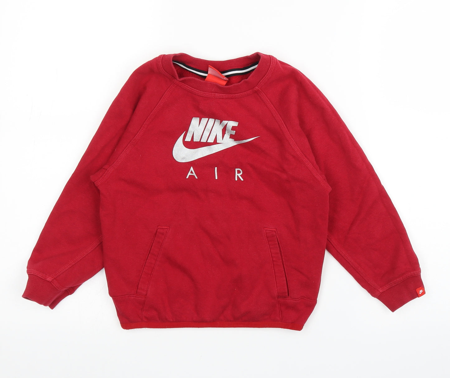 Nike Boys Red   Pullover Jumper Size 4-5 Years