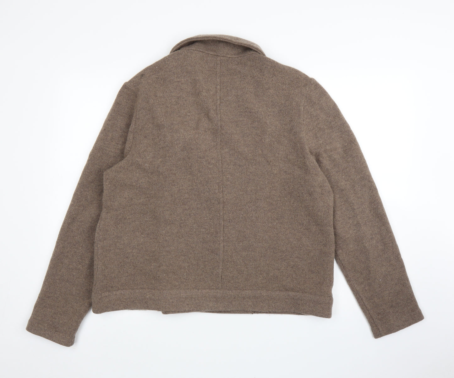 Laura Ashley Womens Brown   Full Zip Jumper Size 18