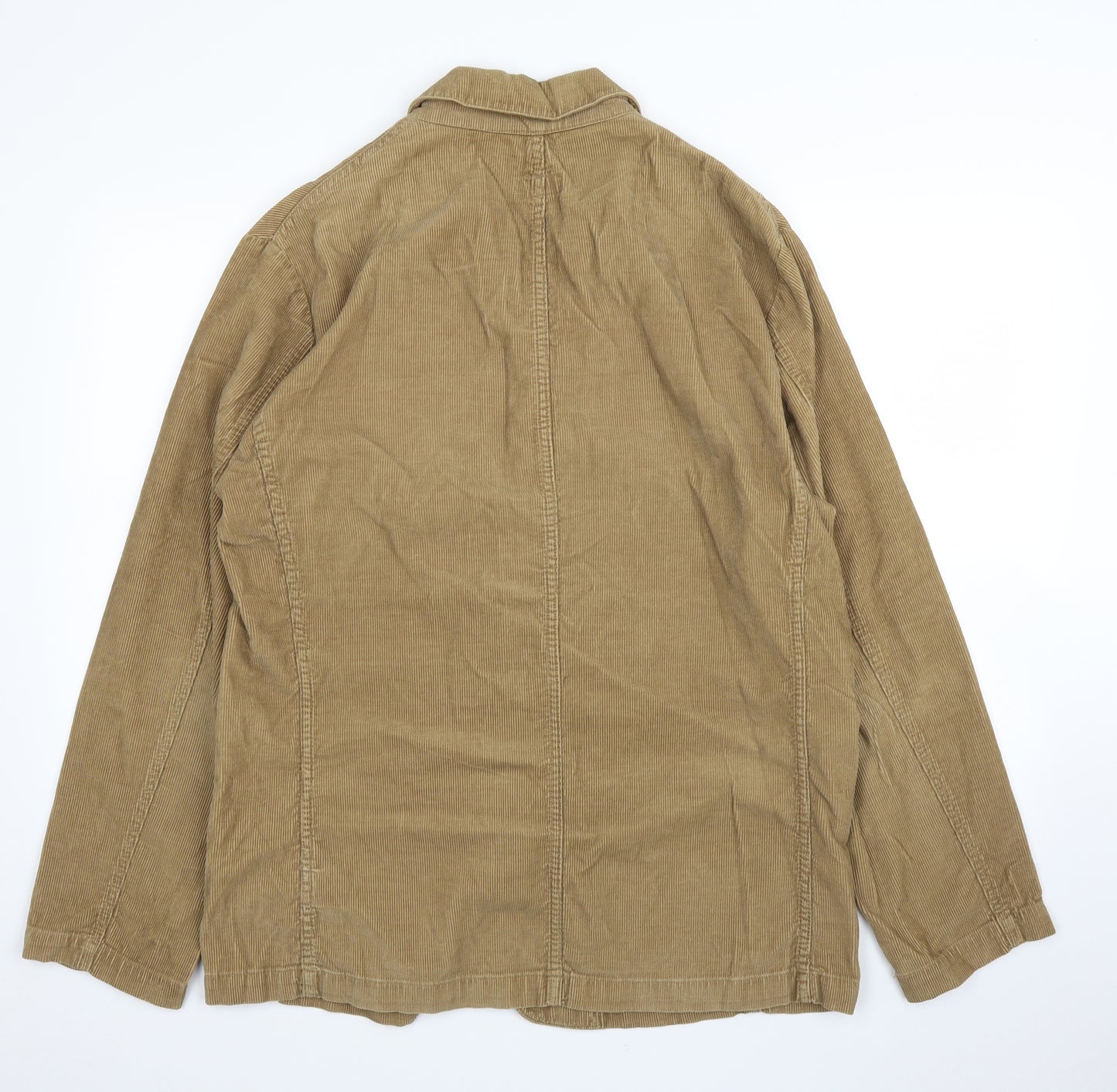 H&M Mens Beige  Corduroy Jacket  Size L