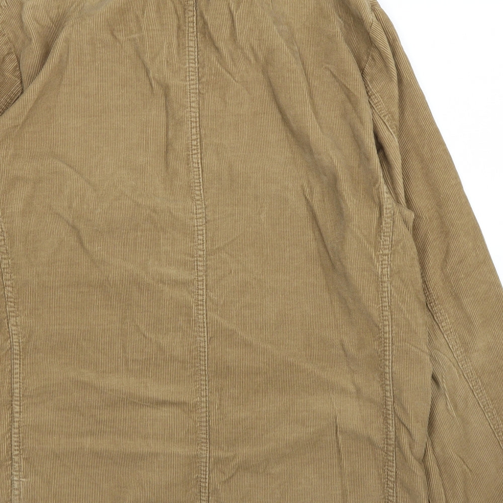 H&M Mens Beige  Corduroy Jacket  Size L