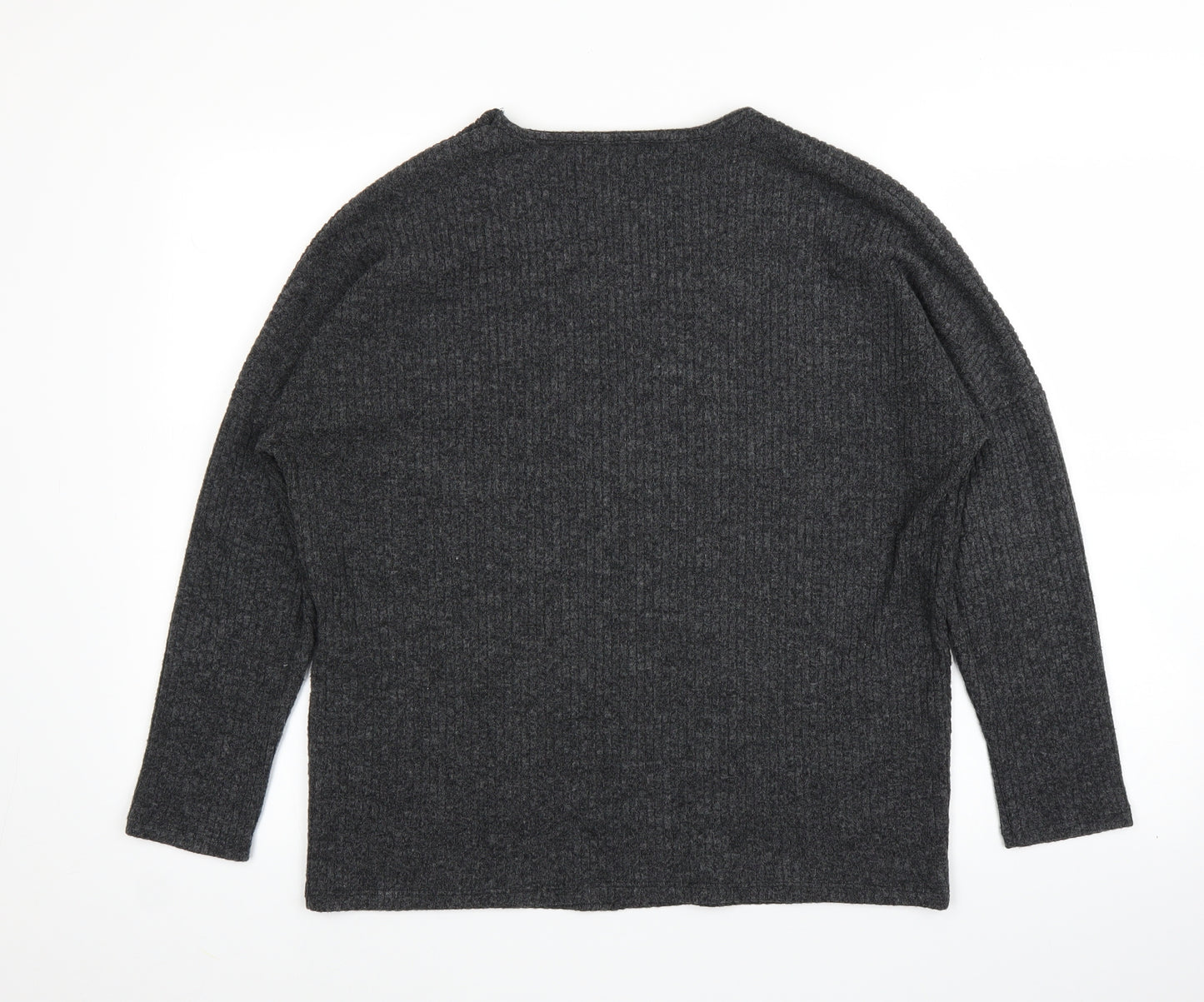 Nutmeg Womens Grey   Pullover Jumper Size 10
