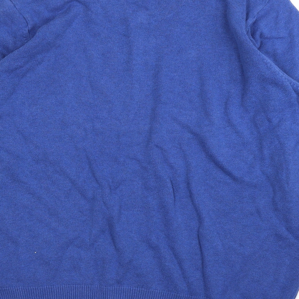 M&S Mens Blue   Pullover Jumper Size XL