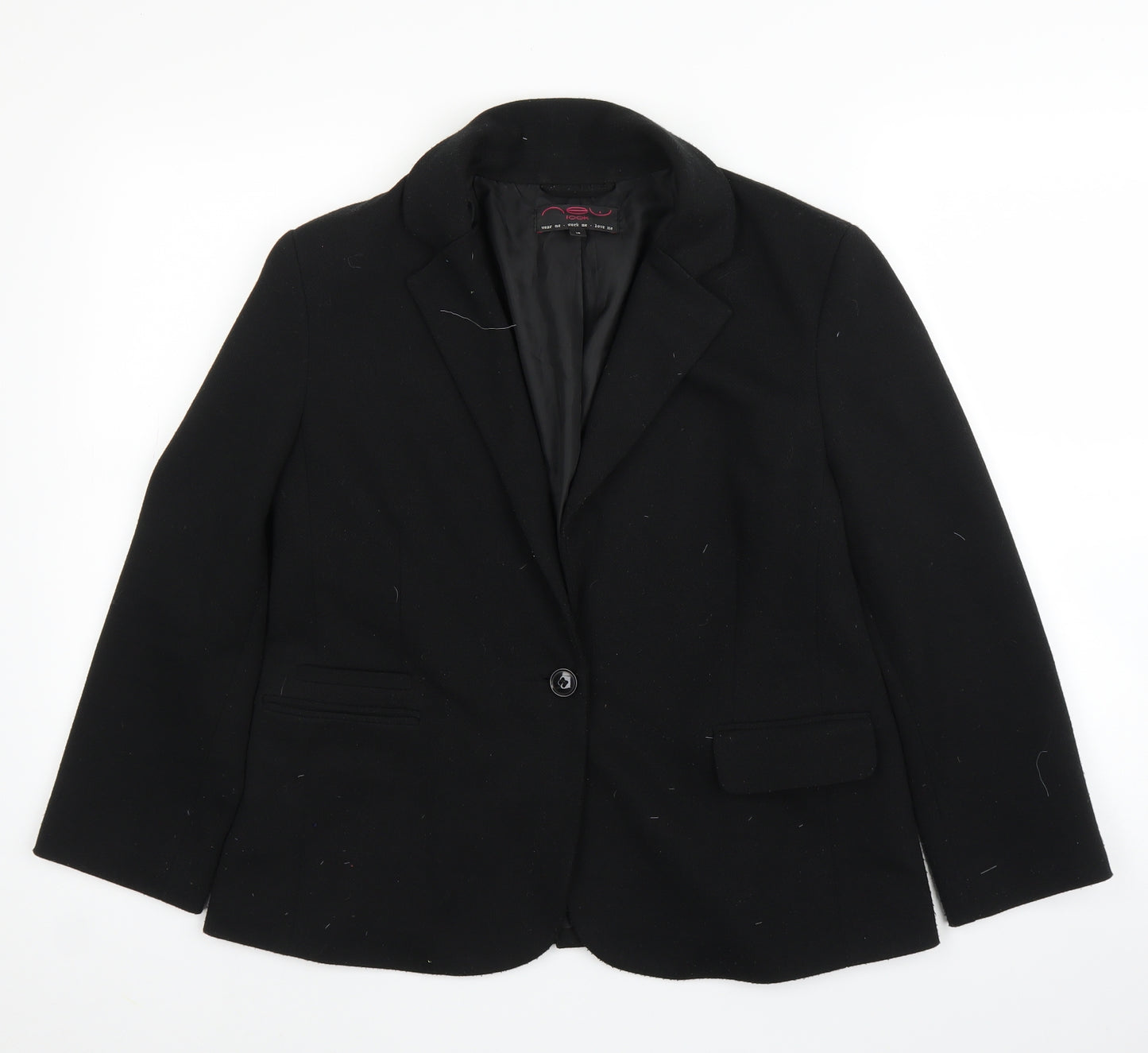 New Look Womens Black   Cardigan Jumper Size 16  - Jacket